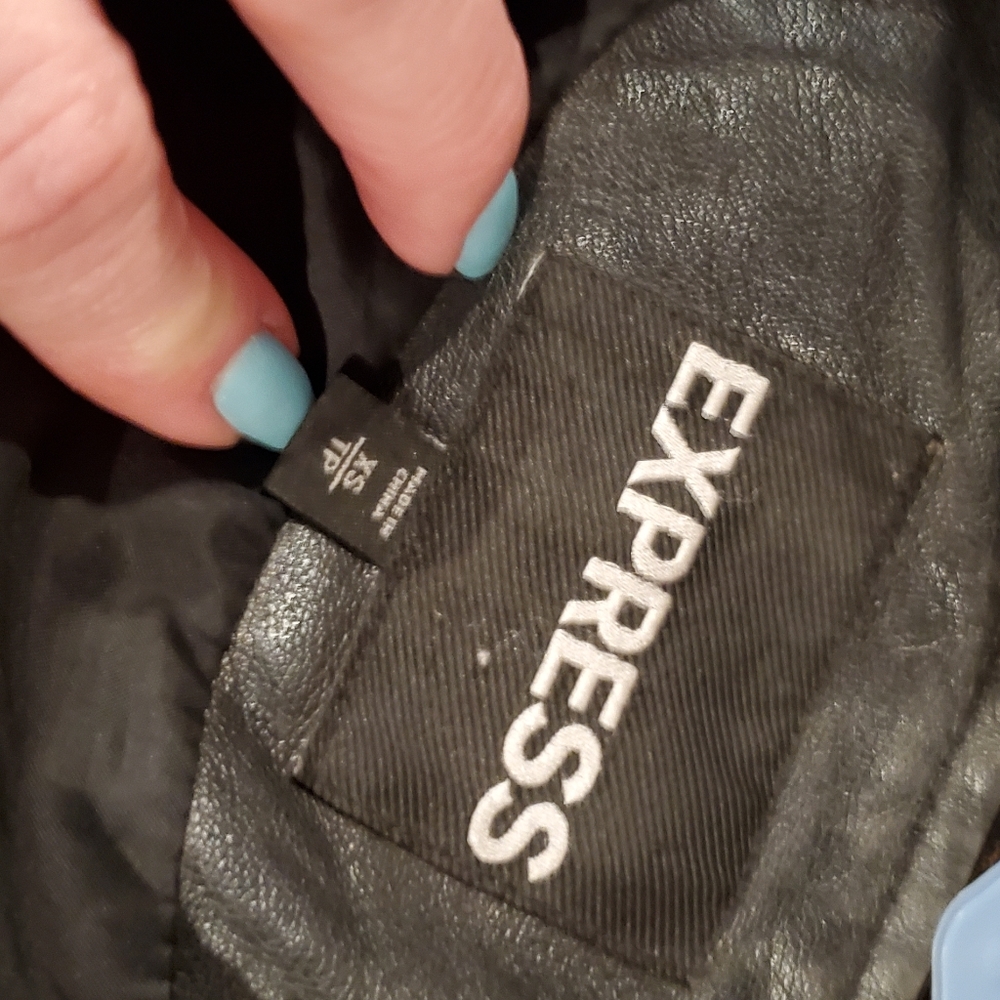 Faux Leather Jacket - Picture 3 of 6